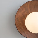 Helnys White Glass Ball LED Wall Lamps With Switch, Modern Wooden Stair Light