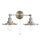 Helnys Vintage LED Wall Lamp with Pull Chain Switch