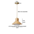 Helnys Wooden LED Pendant Lights - Wabi Sabi Style Kitchen Island Dining Lamp