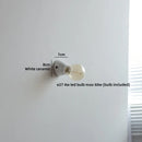 Helnys LED Ceramic Base Glass Wall Light Fixture Vanity Lamp