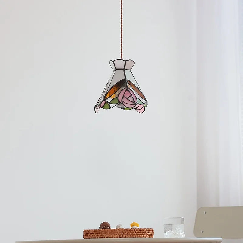 Helnys Glass Hanging Lights Kitchen Dining Room Decor LED Pendant Light Fixtures