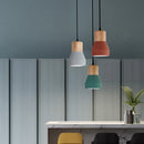 Nordic LED Pendant Lamp by Helnys - Modern Cement Hanging Light