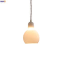 Helnys Glass Shade LED Pendant Lights for Children's Bedroom, Chandelier Restaurant Decor