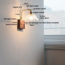 Helnys Clear Glass LED Wall Light Fixture for Modern Nordic Design