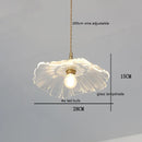 Helnys White Green Glass LED Pendant Lights with Copper Socket & Wood Finish