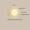 Helnys Yellow Travertine LED Wall Lamp Nordic Modern Interior Light