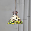 Helnys Flower Glass Copper Hanging Lamp: Nordic Modern LED Pendant Light