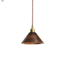 Nordic Walnut Wood LED Pendant Lamp by Helnys - Adjustable Hanging Light