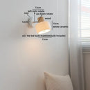 Helnys Nordic LED Wall Sconce Up Down Rotate Ceramic Indoor Light