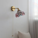 Helnys Copper Butterfly Glass LED Wall Light - Nordic Modern Bedroom Living Room Fixture