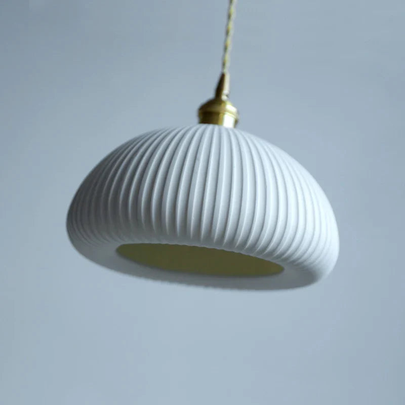 Helnys Ceramic Iron Japan Style LED Pendant Light Fixture