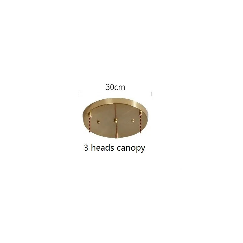 Helnys Yellow Cave LED Pendant Light - Modern Nordic Copper Socket Hanglamp