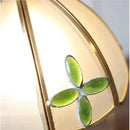Helnys Glass Brass LED Wall Sconce Light Fixture for Dining Living Room