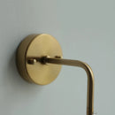 Helnys Clear Glass Wire LED Wall Lights Adjustable Bedside Lamp