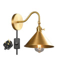 Helnys Adjustable Up Down Wall Sconce Lamp Copper LED Modern Wandlamp