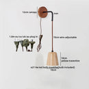 Helnys Adjustable LED Wall Sconce with Pull Chain Switch - Interior Wall Light Fixtures