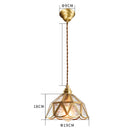 Helnys Nordic Glass LED Pendant Lamp for Coffee Bedroom Living Room