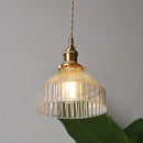 Helnys Clear Glass LED Pendant Lamp Modern Adjustable Hanging Light