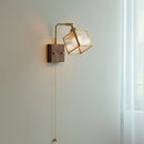 Helnys Rotatable Brass LED Wall Lights Nordic Modern Stair Light