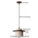 Helnys Yellow Travertine Globe LED Pendant Light for Bedroom Living Room