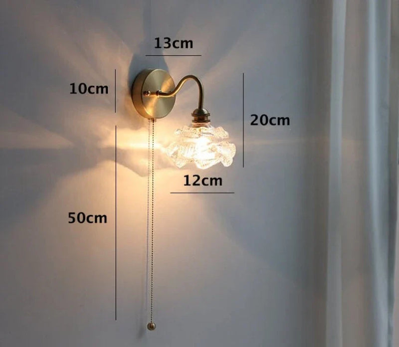Helnys Green Glass Pendant Light for Bedroom, Dinning, Living Room