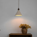 Helnys Minimalism LED Pendant Lamp Ceramic Wood Hanging Light Fixture