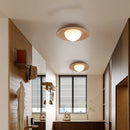 Helnys Yellow Travertine LED Ceiling Light - Nordic Modern 3D Printing Lampshade