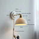 Helnys Ceramic LED Wall Light with Copper Arm for Modern Home Décor