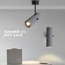 Helnys Industrial LED Wall Light Rotate Adjustable Gray Cement Bedroom Living Room Vintage