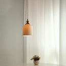 Helnys Ceramic Shade LED Chandelier Pendant Light for Kitchen Decor