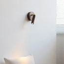 Helnys Nordic LED Wall Lamps Bedroom Simple Interior Lighting Wood Switch Mirror Light