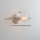 Helnys Modern Ceramic LED Wall Sconce Light for Bathroom or Bedside