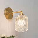 Helnys Brass LED Wall Lamp Sconce Pull Chain Switch Stair Light Fixtures
