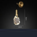 Helnys Crystal LED Wall Lights - Nordic Copper Modern Indoor Decor Wandlamp