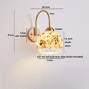 Helnys Shells Resin LED Wall Lamp for Indoor Bedroom Decor & Stair Light