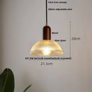 Helnys Glass Pendant Light Fixture Nordic Modern Chandelier Hang Lamp
