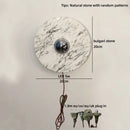 Helnys Square Bulgari Stone Wall Light for Living Room and Bedroom