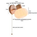 Helnys Ceramic LED Wall Sconce Lamps | Japanese Style Indoor Art Wall Lights