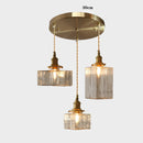 Helnys Glass LED Pendant Lights with Knob Switch - Japanese Style Home Lighting