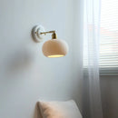 Helnys Ceramic Wall Lamp with Pull Chain Switch for Home Indoor Decor