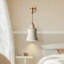 Helnys Modern Cement LED Wall Sconce, Adjustable Stair Light Fixtures