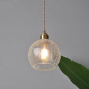 Helnys Clear Glass LED Pendant Light Fixture - Nordic Modern Hanging Lights