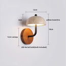 Helnys Round Stone LED Wall Sconce Nordic Modern Stair Light Fixture