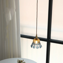 Helnys Copper Socket LED Pendant Light with Phenix Glass Shade