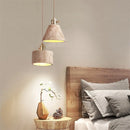 Helnys Yellow Cave LED Pendant Light - Modern Nordic Copper Socket Hanglamp