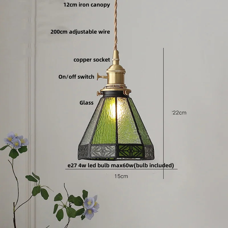 Helnys LED Glass Pendant Lights for Modern Home Decor