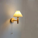 Helnys Nordic LED Wall Lamp Modern Staircase Lighting White Umbrella Mirror Light