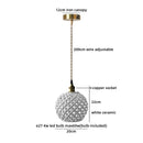 Helnys Ceramic LED Pendant Light for Modern Indoor Decor
