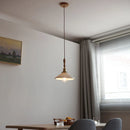 Helnys White Ceramic LED Pendant Lights with Ash Wood Detail - Modern Nordic Design