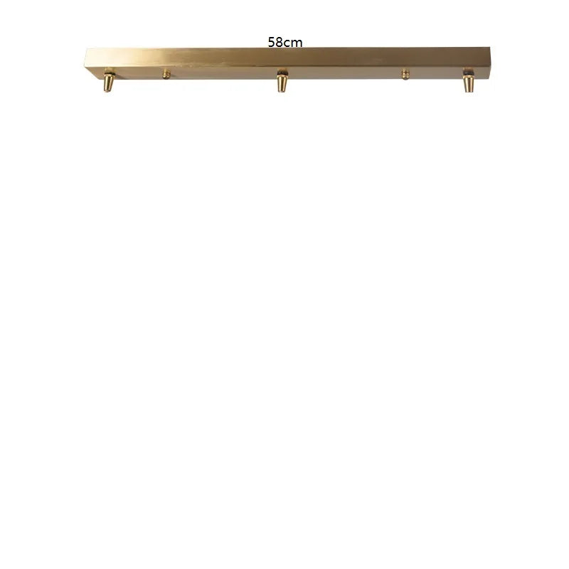 Helnys Green Glass LED Pendant Lamp with Copper Wood Handle for Dinning Living Room